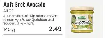 Superbiomarkt Aufs brot avocado allos Angebot