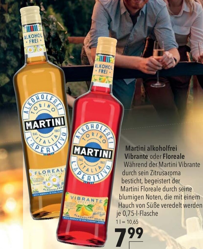 Martini alkoholfrei Vibrante oder Floreale 0,75L Angebot bei CITTI Markt