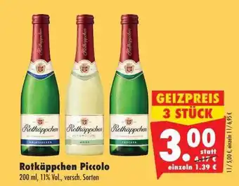 Mäc Geiz Rotkäppchen piccolo Angebot