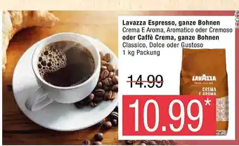 Marktkauf Lavazza espresso, ganze bohnen oder caffè crema, ganze bohnen Angebot