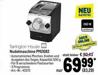 METRO Tarrington house nudelmaschine pm2682 Angebot