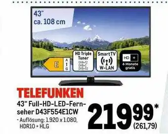 METRO Telefunken 43 Angebot