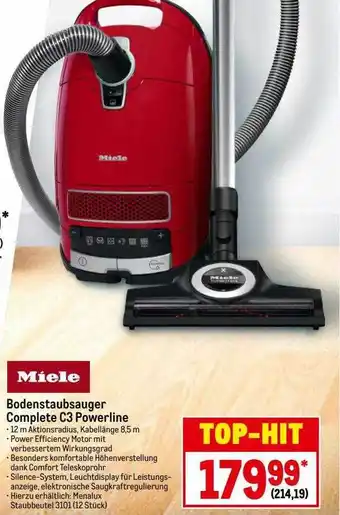 METRO Miele bodenstaubsauger complete c3 powerline Angebot