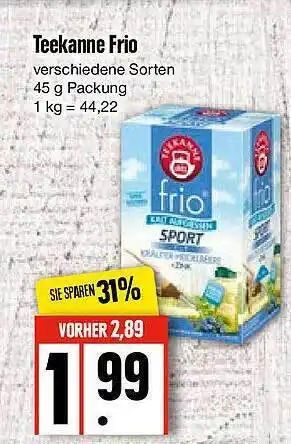 Edeka Teekanne frio Angebot