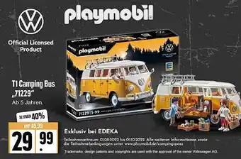Edeka Playmobil t1 camping bus „71229“ Angebot