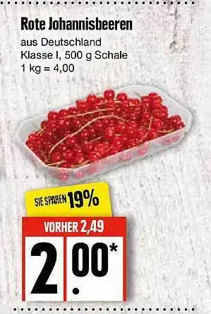 Edeka Rote johannisbeeren Angebot