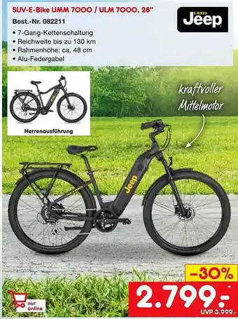 Netto Marken-Discount Jeep suv-e-bike umm 7000 oder ulm 7000.28 Angebot