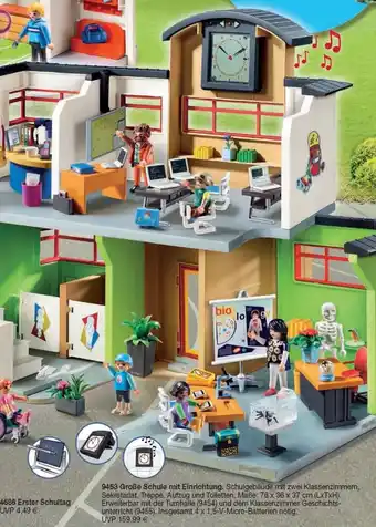 Playmobil 9453 Große Schule mit Einrichtung Angebot