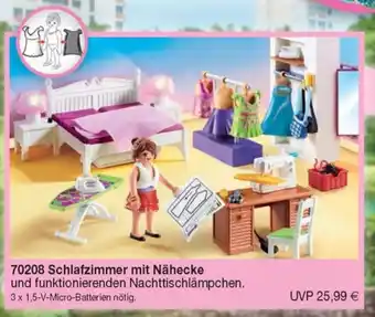 Playmobil 70208 Schlafzimmer mit Nähecke Angebot