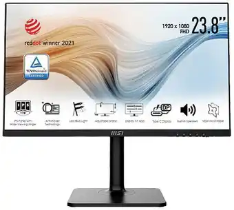 Conrad Msi modern md241pde led-monitor 60.5 cm (23.8 zoll) eek f (a - g) 1920 x 1080 pixel ful... Angebot