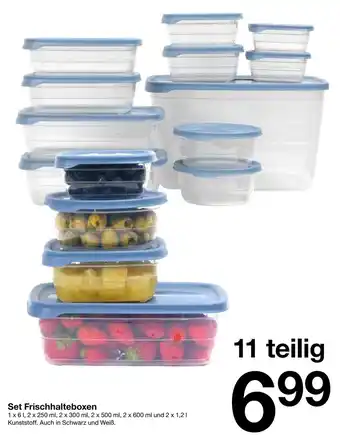 Zeeman Set Frischhalteboxen 11-teilig Angebot