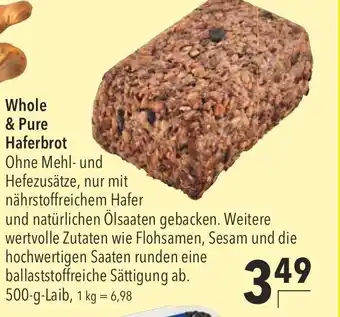 CITTI Markt Whole & Pure Haferbrot 500g Angebot