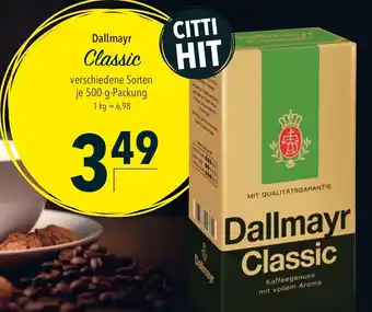 CITTI Markt Dallmayr Classic 500g Angebot