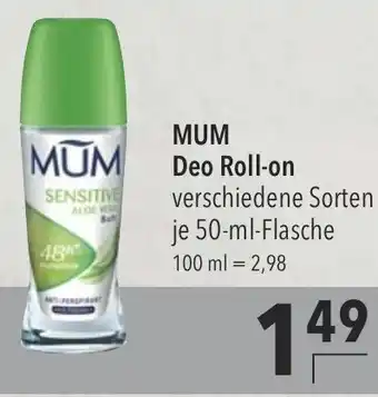 CITTI Markt Mum Deo Roll-on 50ml Angebot