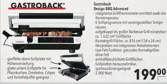CITTI Markt Gastroback Design BBQ Advanced Angebot