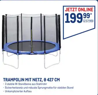 METRO Trampolin mit netz, 427 cm Angebot