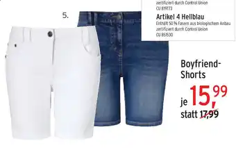 Ernstings family Boyfriend Shorts Angebot