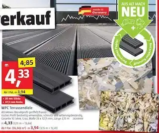 Bauhaus Wpc terrassendiele Angebot