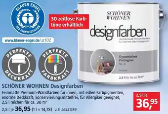 Bauhaus Schöner wohnen designfarben Angebot