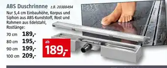 Bauhaus Abs duschrinnne Angebot