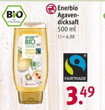 Rossmann Enerbio agavendicksaft Angebot