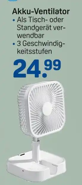 Rossmann Akku-ventilator Angebot