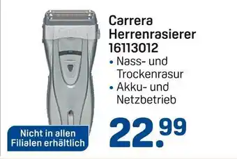 Rossmann Carrera herrenrasierer Angebot