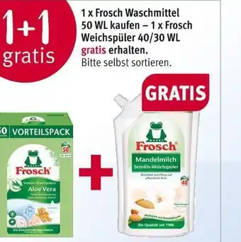 Rossmann Frosch rabattaktion 1+1 gratis Angebot