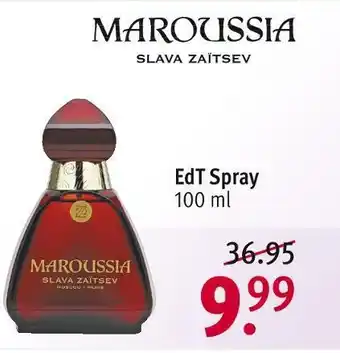 Rossmann Slava zaitsev edt spray maroussia Angebot