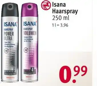 Rossmann Isana haarspray Angebot