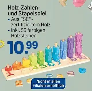 Rossmann Ideenwelt holz-zahlen- und stapelspiel Angebot