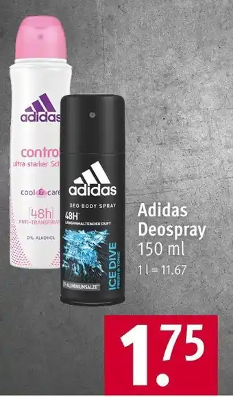 Rossmann Adidas deospray Angebot
