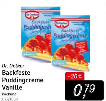 KONSUM Dr. Oetker Backfeste Puddingcreme Vanille Angebot