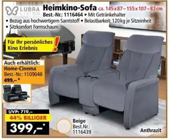 Norma Lubra Living Heimkino Sofa Angebot