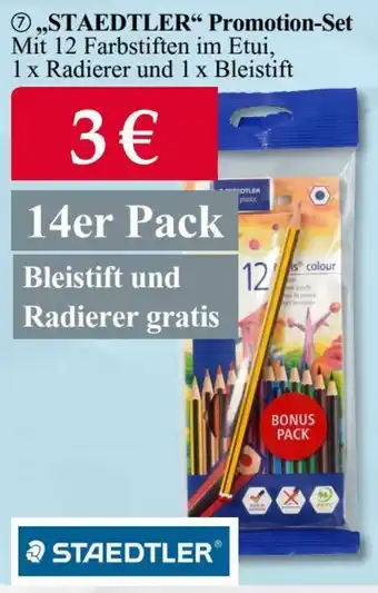 Woolworth Staedtler Promotion Set 14er Pack Angebot