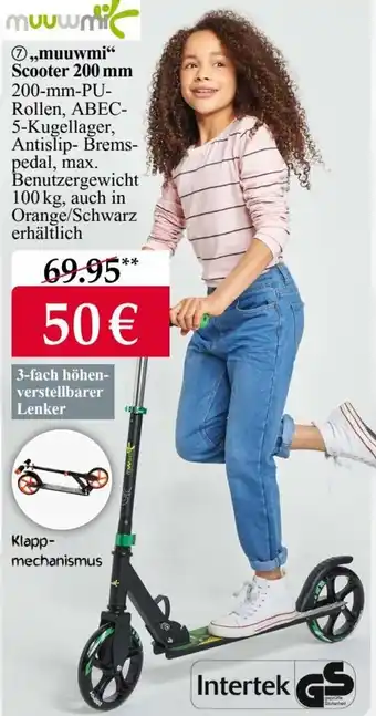 Woolworth muuwmi Scooter 200 mm Angebot