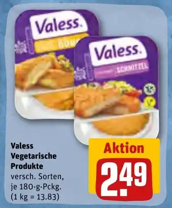 REWE Valess Vegetarische Produkte 180g Angebot