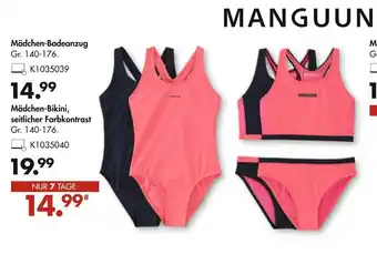 Galeria Manguun Mädchen Badeanzug oder Mädchen Bikini seirlicher Farbkontrast Angebot