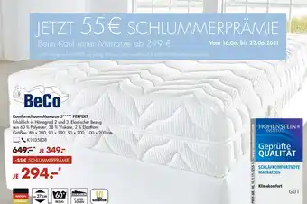 Galeria Beco Komfortschaum Matratze 5 Perfekt Angebot