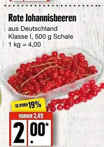 Edeka Frischemarkt Rote johannisbeeren Angebot