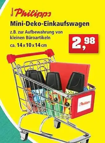 Thomas Philipps Philipps mini-deko-einkaufswagen Angebot