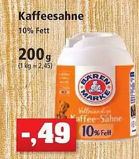 Thomas Philipps Kaffeesahne Angebot