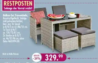 Möbel Boss Balkon Set Travemünde Angebot