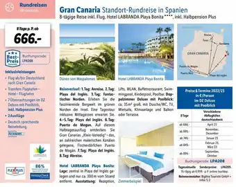 Lidl Gran Canaria Standort-Rundreise in Spanien Angebot