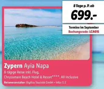 Lidl Zypern Ayia Napa Angebot