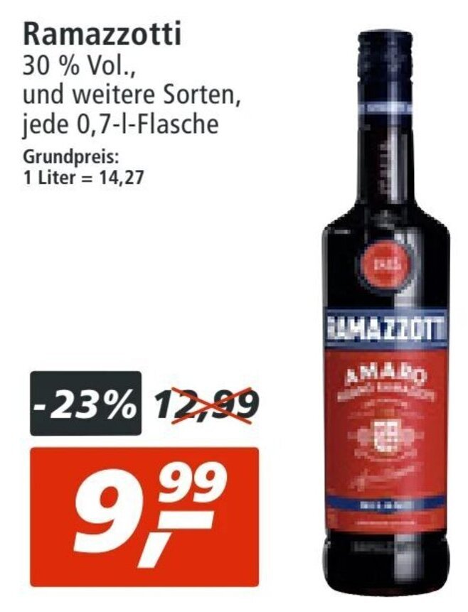 Wo Ist Ramazzotti Diese Woche Im Angebot Alle Ramazzotti Angebote - Entdecken Sie das günstigste Ramazzotti Angebot!