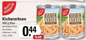 Edeka Gut & Günstig Kichererbsen 400 g Glas Angebot