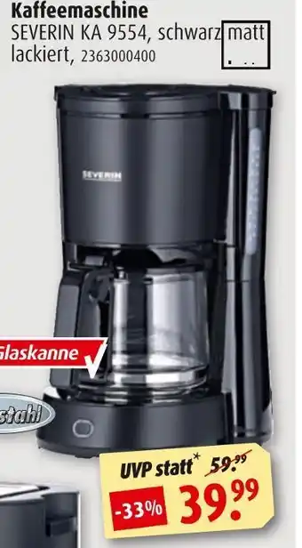 ROLLER Severin kaffeemaschine Angebot