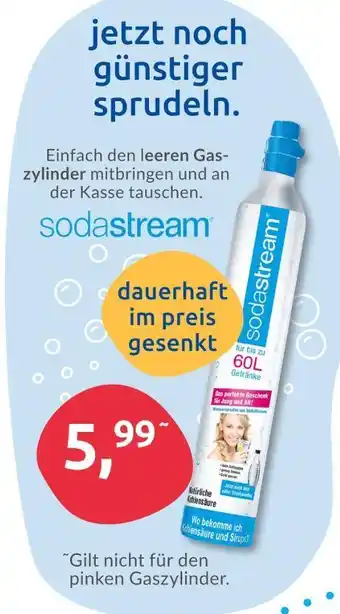 Budni Sodastream gaszylinder Angebot