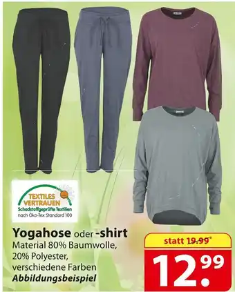 Famila Nord Ost Yogahose oder -shirt Angebot